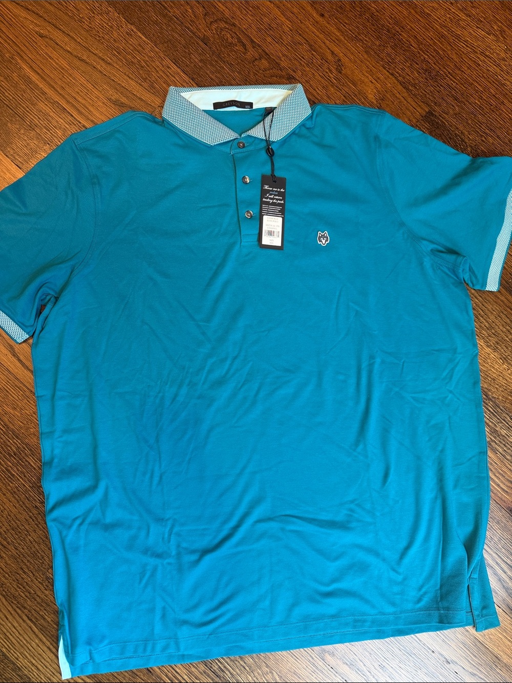 Greyson Cherokee Icon Polo color Channel (blue/green)